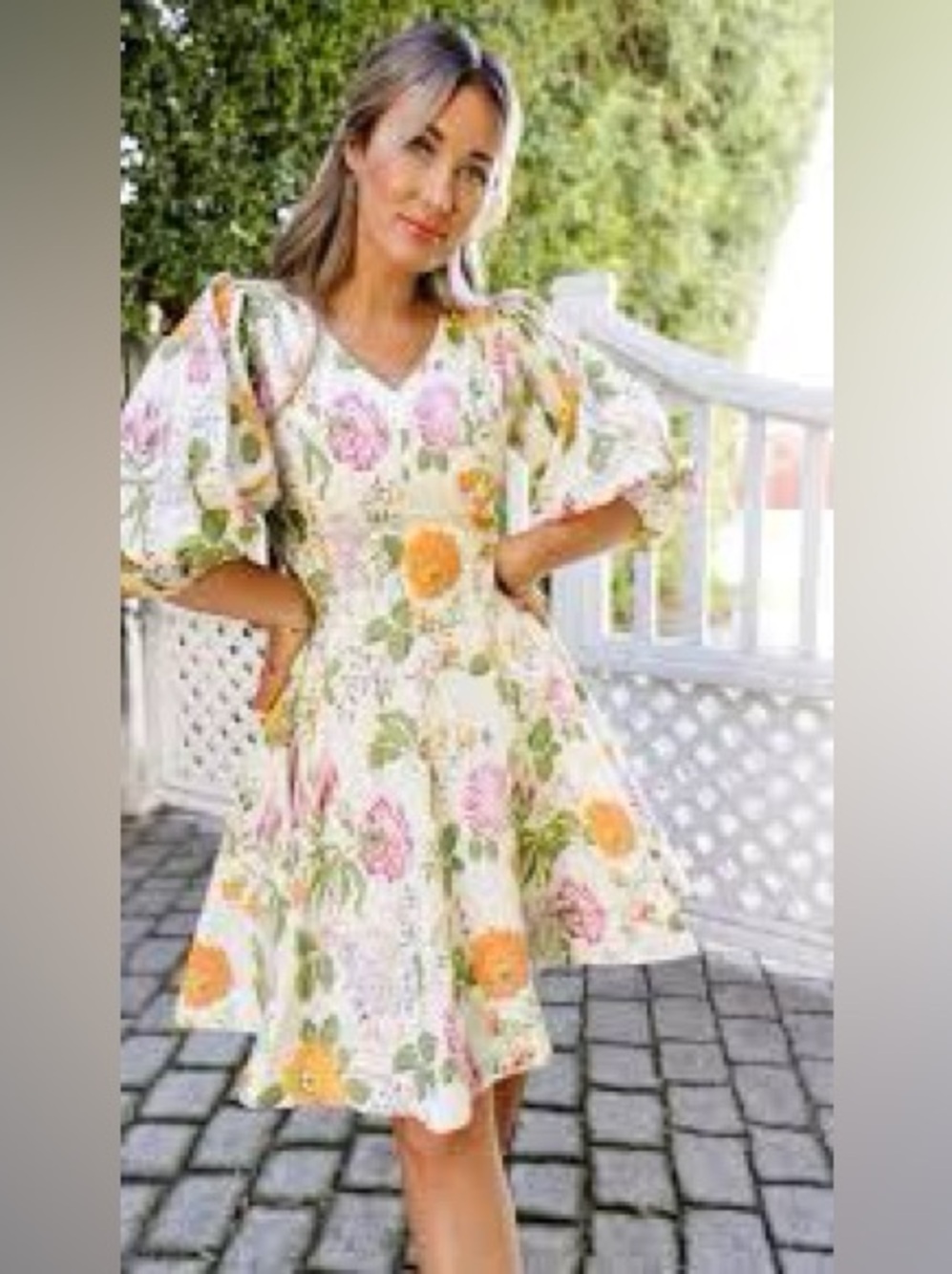 NWT Ivy City Co floral Midi Dress with Pink & Orange Floral Print L to XL